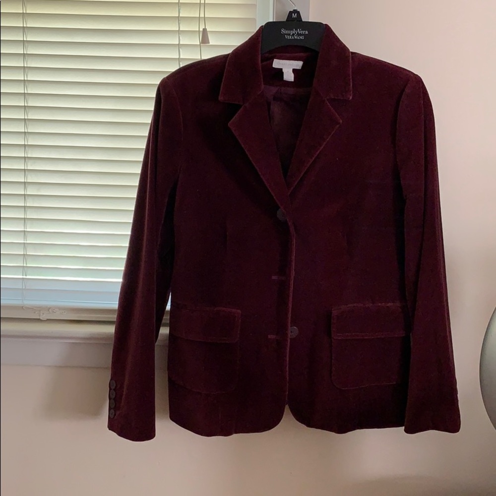 Velour blazer